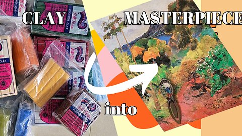 Polymer Clay Bookmarks Making-Tropical Vegetation