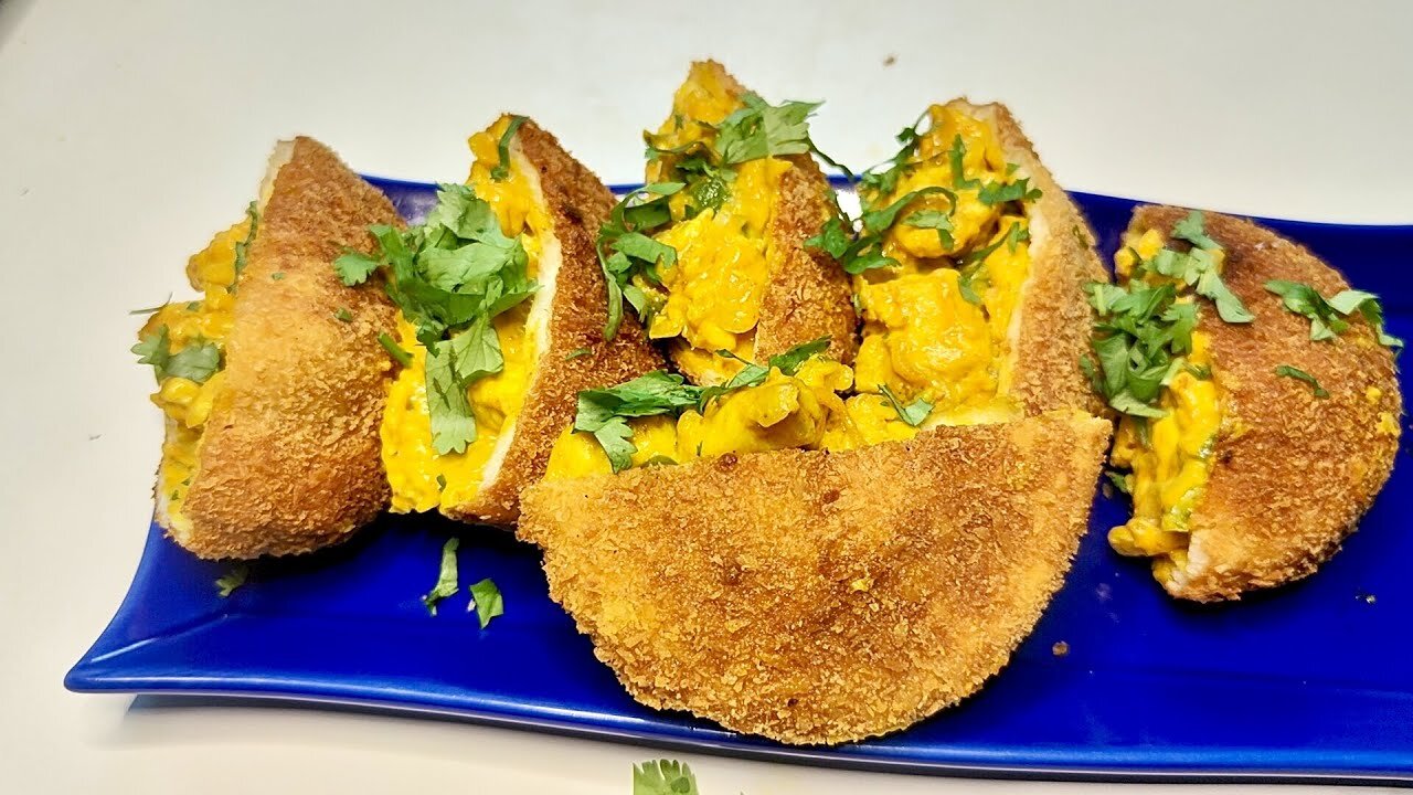 Malai Chicken Bread Pocket || IftarSpecial Recipe