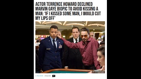 Terrence Howard Turned Down Movie Roll Because He Had to Kiss a Man