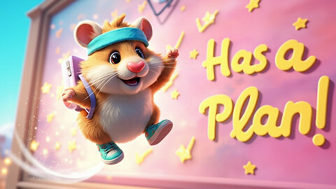 Hamster Has a Plan 🐹 | Goal-Getter Song for Kids