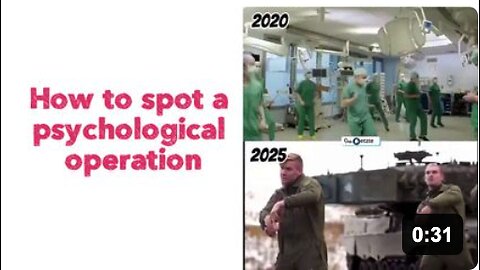 How to spot a psychological operation