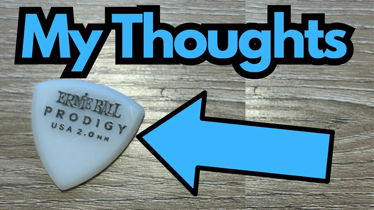 Large Shield Ernie Ball Prodigy Pick - Probably ideal for bassists..