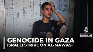 Israeli drone strike kills children queuing for water in Gaza’s al-Mawasi ‘safe zone’