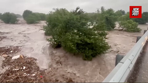 Shocking video shows how quickly the Texas flood waters rose over 20 feet in as little as 37 minutes