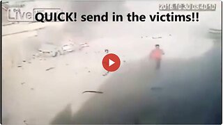 This is how they fake bombing casualties