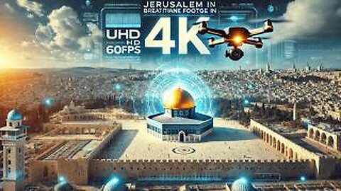 Jerusalem in 4K: A Breathtaking 🚁 Drone Footage in Glorious 4K UHD 60fps