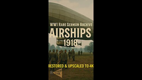 High Above the Front: WW1 German Zeppelin Archive Restored in 4K! 🚁✨