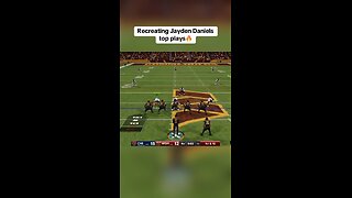 Recreating so of Jayden Daniels biggest plays on Madden 25