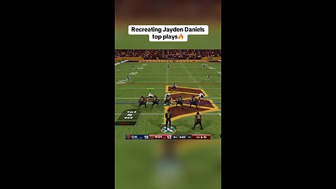 Recreating so of Jayden Daniels biggest plays on Madden 25