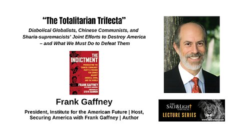 Lecture Series: May 19, 2025 | Frank Gaffney