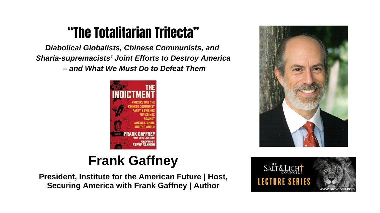 Lecture Series: May 19, 2025 | Frank Gaffney