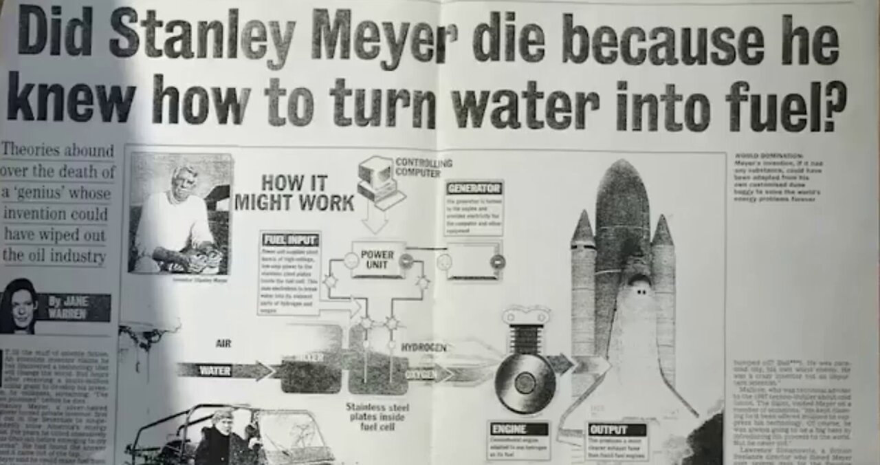 Stanley Myers's Water Powered Car - SUBBED -