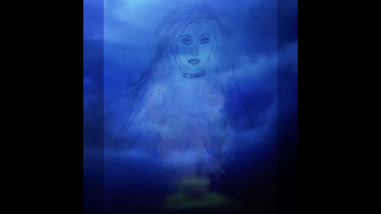 The Night Witch - Original Art Animated Digitally