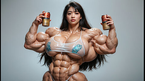 🧱 SheHulk Series - 💪 Huge massive Amazon with big boobs and huge 💪 muscles flexing 😘