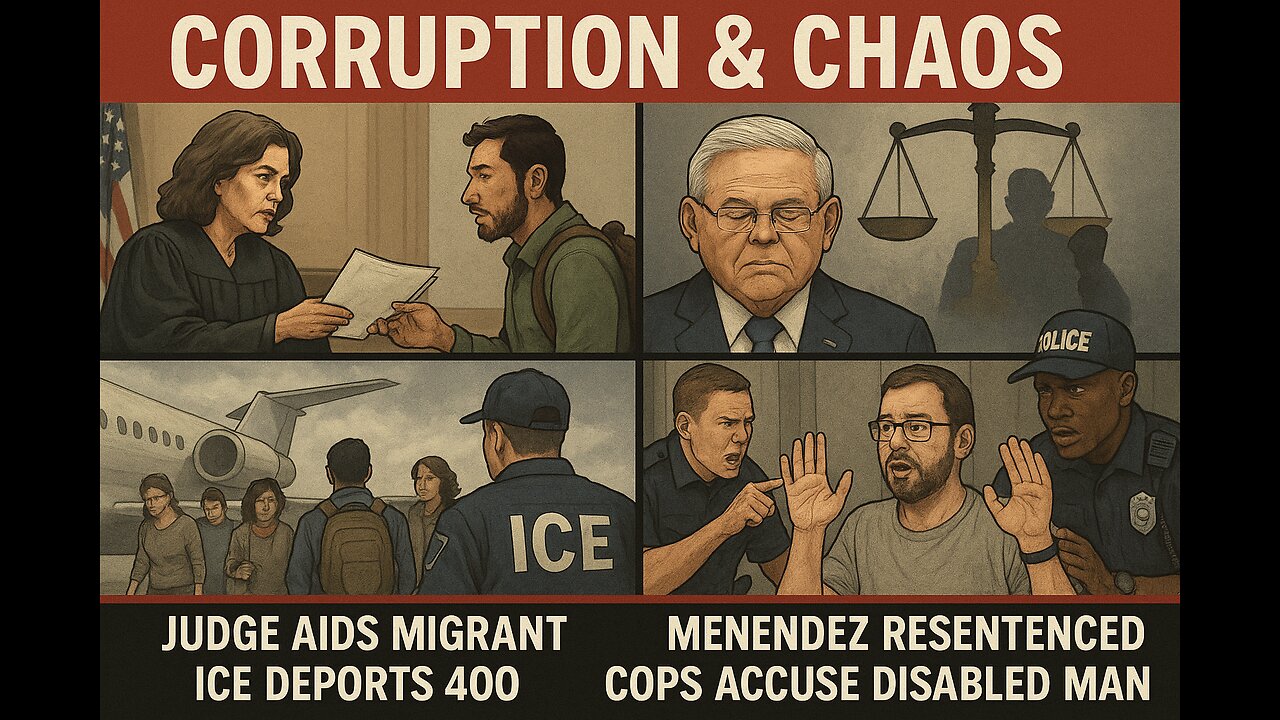 Judge Aids Migrant, Menendez Resentenced, ICE Deports 400, Cops Accuse Disabled Man!