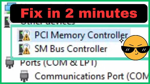 Fix Missing PCI Memory Controller Driver - Windows 10 & 11 Tutorial