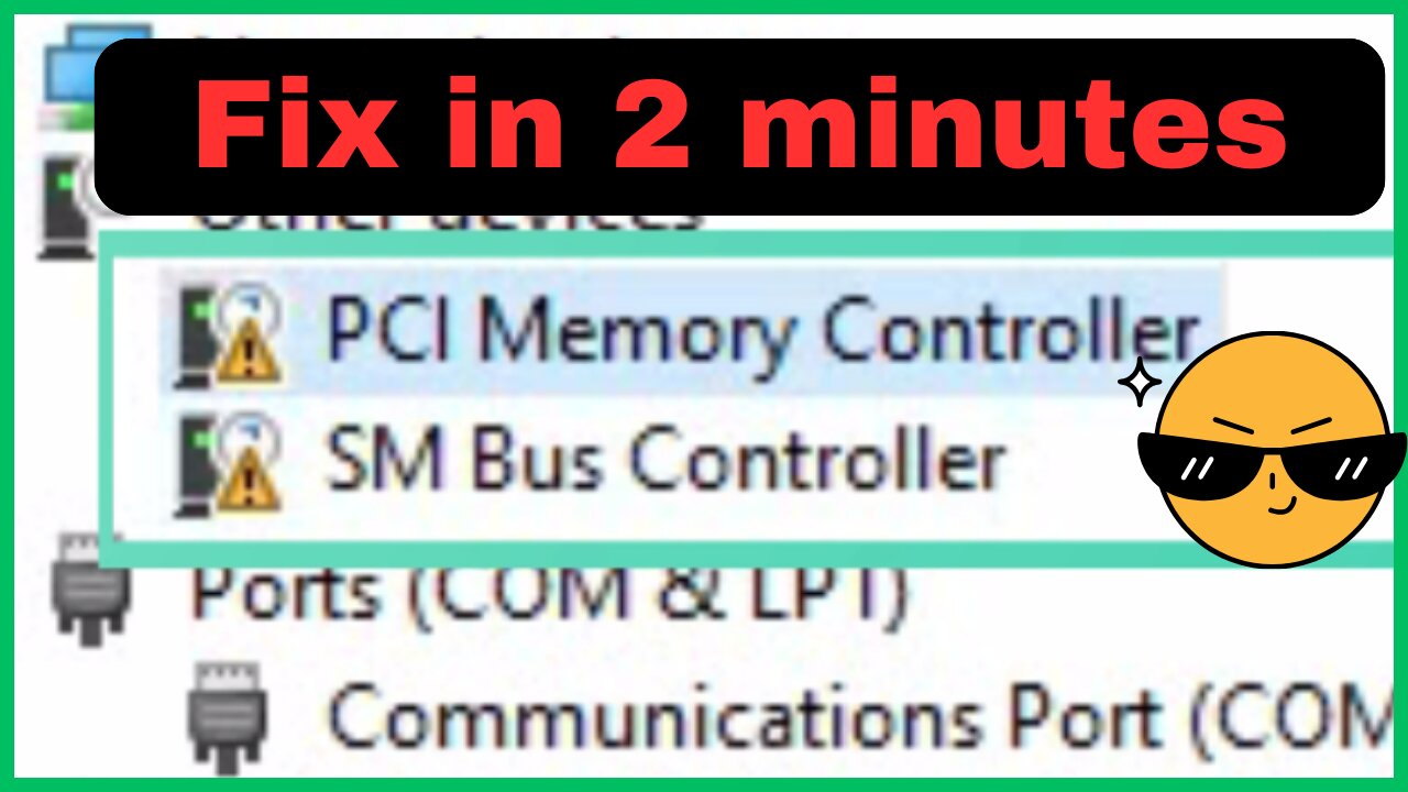 Fix Missing PCI Memory Controller Driver - Windows 10 & 11 Tutorial