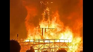 Dead Man in ‘Pool of Blood’ as Thousands Watch Burning Man’s Climactic Moment