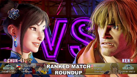 Kuya Kalbo SF6 Ranked Match Roundup. Chun Li Master Rank [Hori Fight Stick]