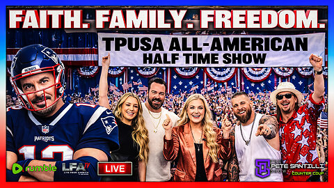 Where Will You Be At Halftime On SuperBowl Sunday? TPUSA’s All-American Halftime Show! [EP4918]