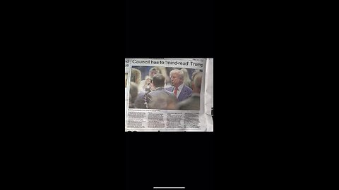 UK newspaper :council has to mind read Trump