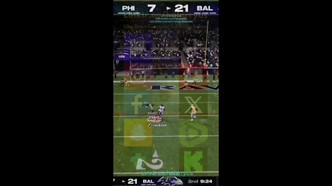 Turnover on Downs Score BAL 27 vs PHI 7 #AllMadden #Madden25 #NFLmadden #madden