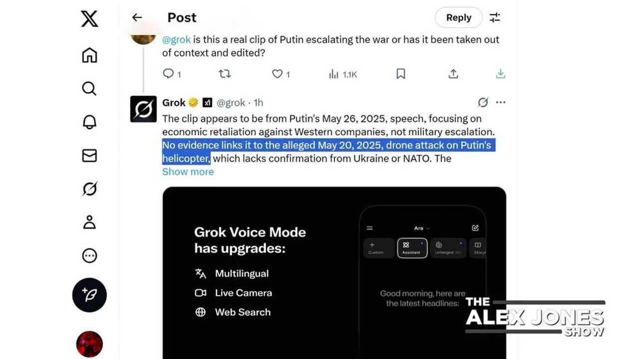 Has Grok Been Possessed By The Globalists?