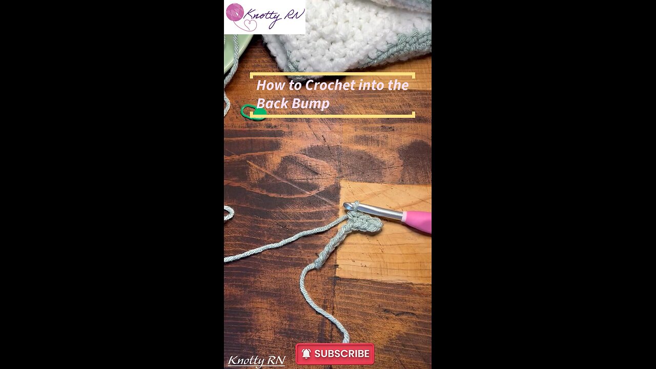 How to Crochet into the Back Bump