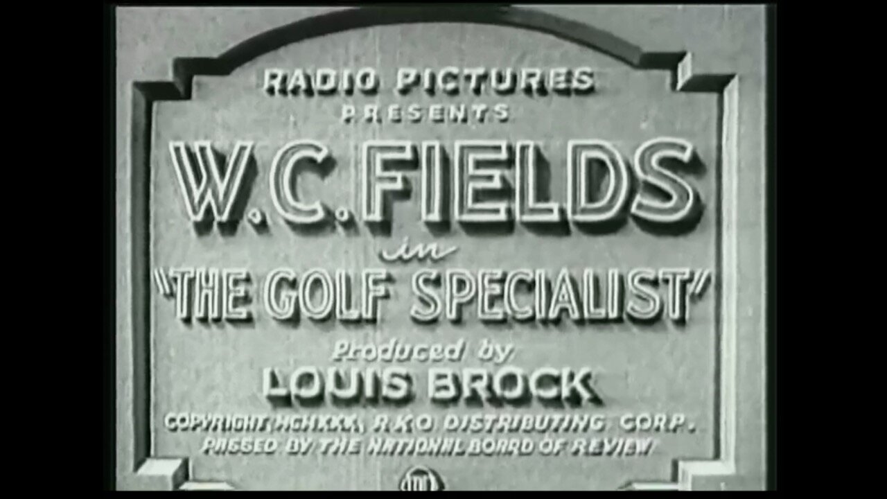 W.C. FIELDS - The Golf Specialist