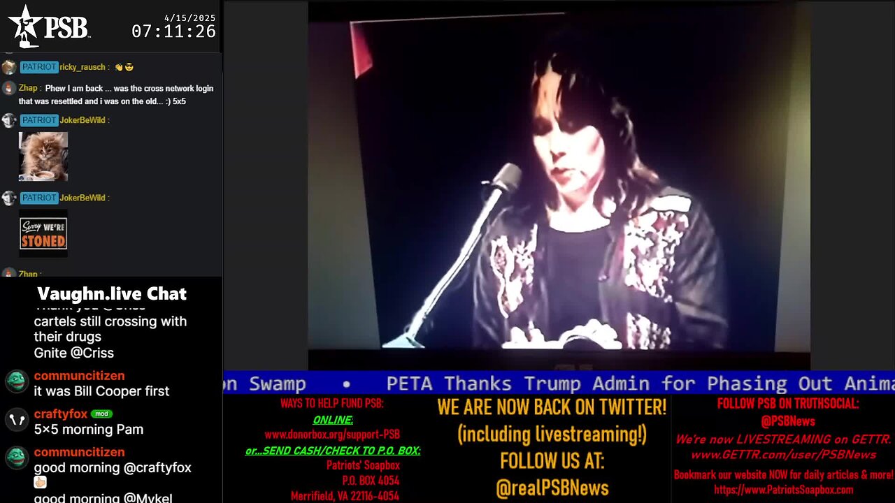 2025-04-15 07:06 EDT - Patriots Soapbox AM: with MykelJaye