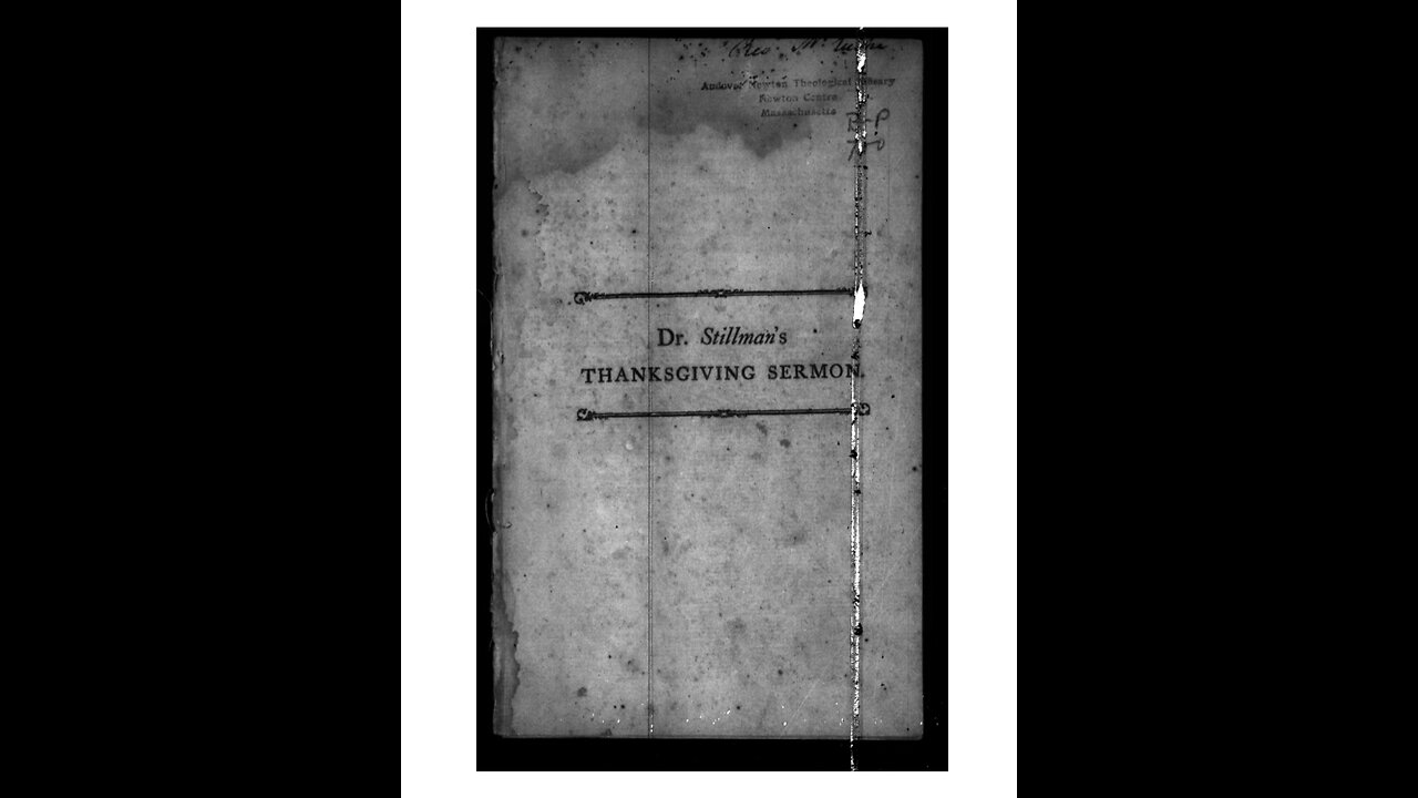 Thoughts on the French Revolution. Samuel Stillman 1794 A Puke(TM) Audiobook