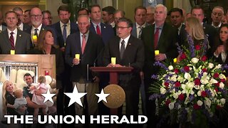 House Republicans Hold a Candlelight Vigil for Charlie Kirk