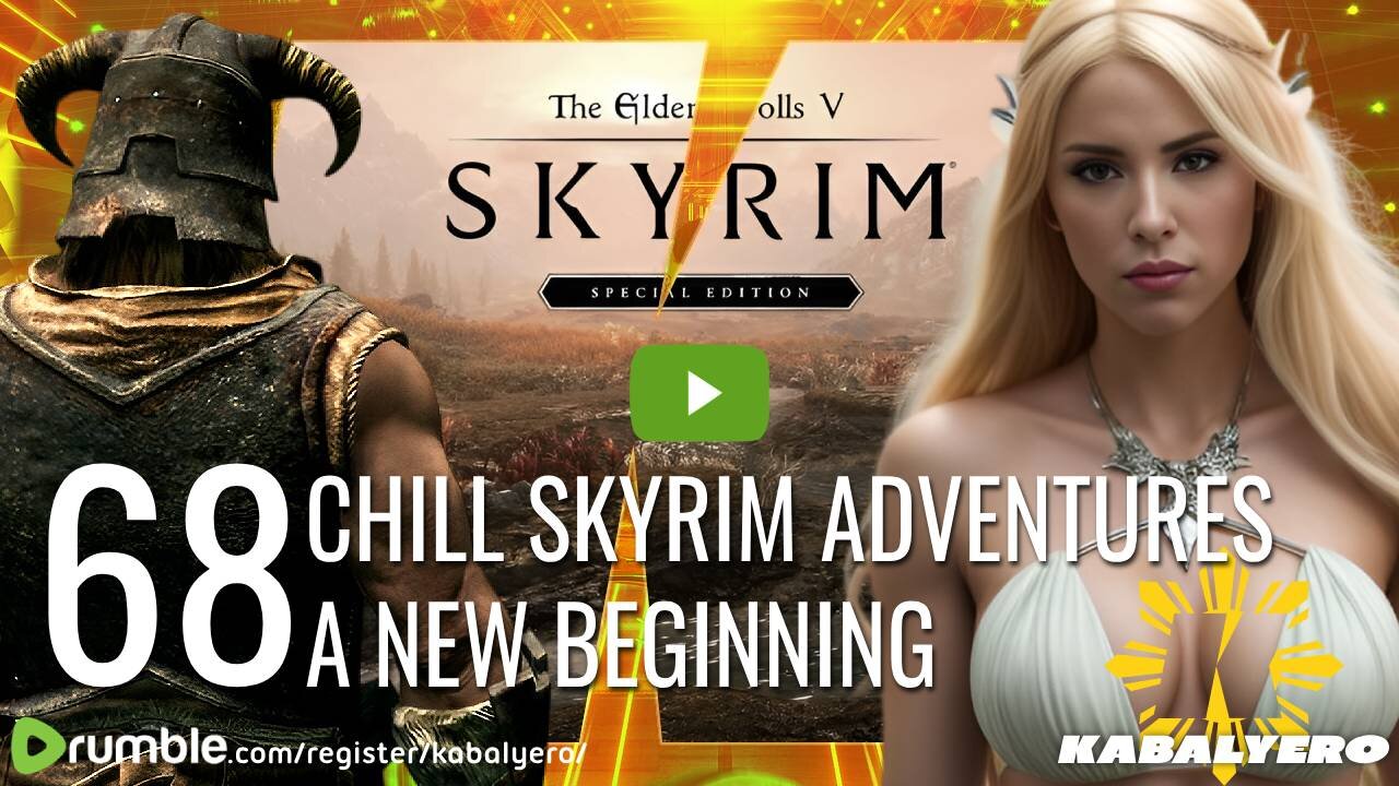 🔴 Skyrim Special Edition [68] 🎮 Chill Skyrim Adventures! A New Beginning vis Rumble Studios