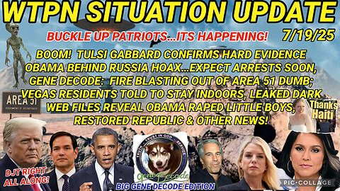WTPN ~ Judy Byington ~ Situation Update ~ 7-19-25 ~ Trump Return ~ Restored Republic via a GCR
