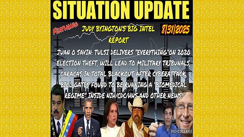 Juan O Savin ~ Situation Update 8/31/25 ~ Restored Republic > Judy Byington- Q+ White Hats