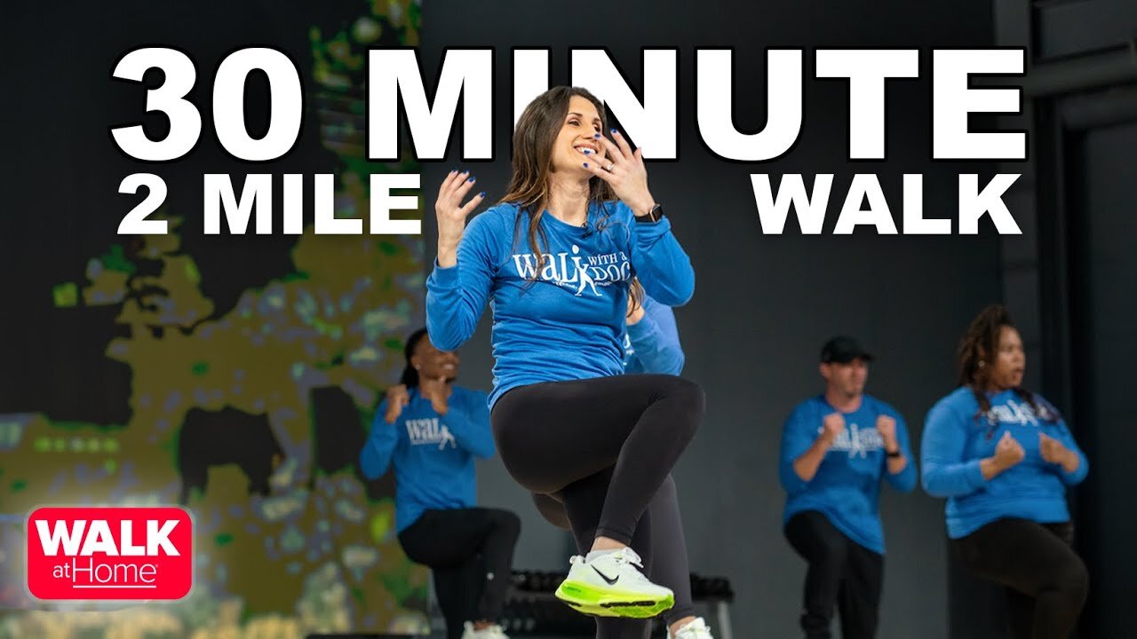 30 Minute Walking Exercise | 2 Mile Walk at Home