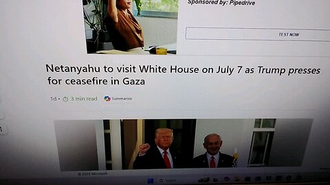 Netanyahu and Trump 3rd Presidential meeting.
