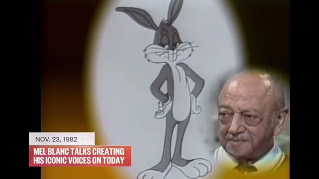 Looney Tunes voice actor, Mel Blanc, doing his greatest characters.