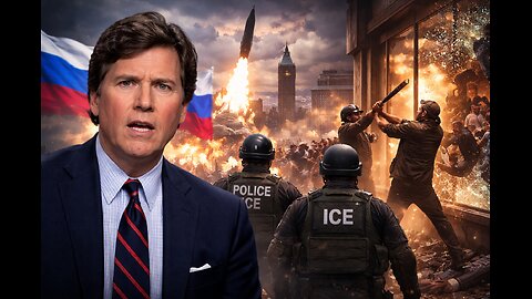 Tucker Carlson Claims Russia Prepared to Strike UK, Germany as ICE Protests Escalate