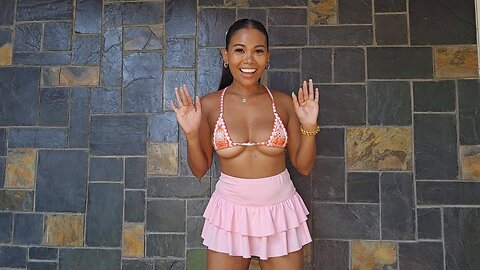 HOT GIRL Micro Bikini to Dress Try On Haul