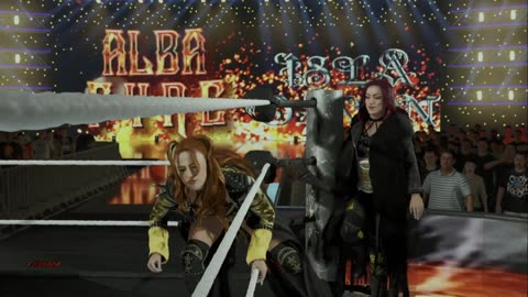 wwe 2k25 255 universe Alba Fyre and Isla Dawn VS Bianca Belair and Jade Cargill
