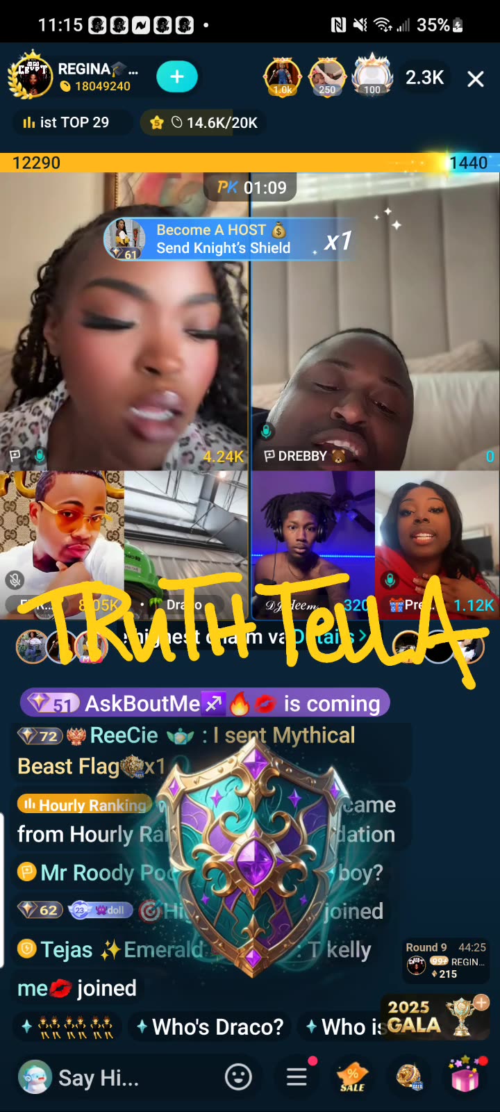 LIYAH THE DOLL VS. PRETTY TEETEE TEAM PK WITH DREBABY, 21BADBITCH, EARL & MORE