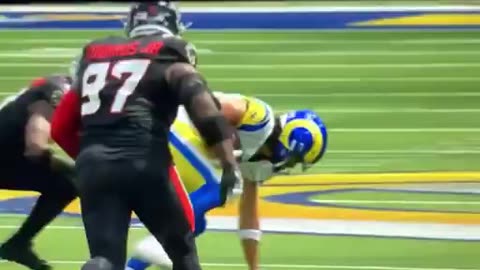 Puka Nucua is dealing with a Brain Injury (Concussion) from the TWO shots on this play