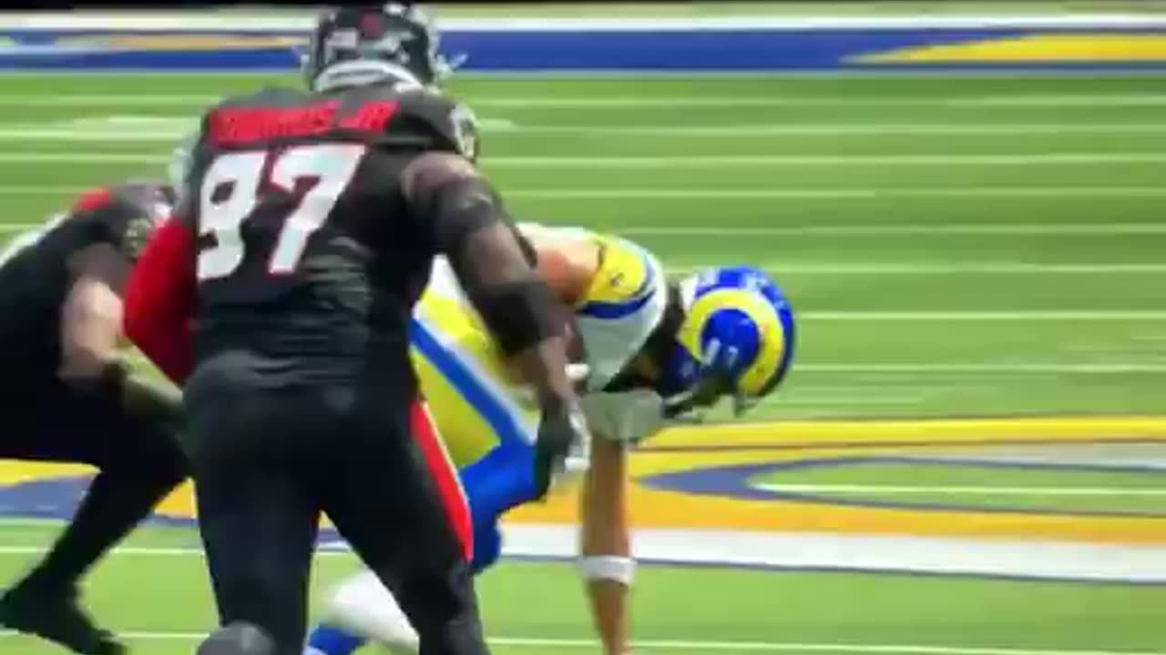 Puka Nucua is dealing with a Brain Injury (Concussion) from the TWO shots on this play