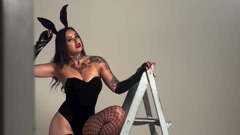 ThThe making of a bunny shoot with me