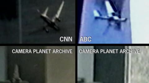 911 second plane comparison from 4 news networks