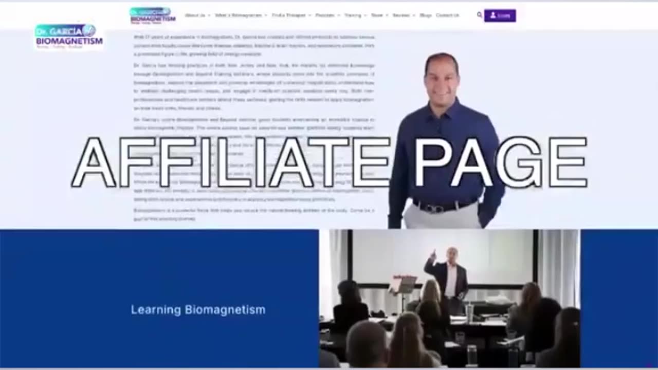 Join Dr. Garcia's Biomagnetism Affiliate Program and Share the Healing Power