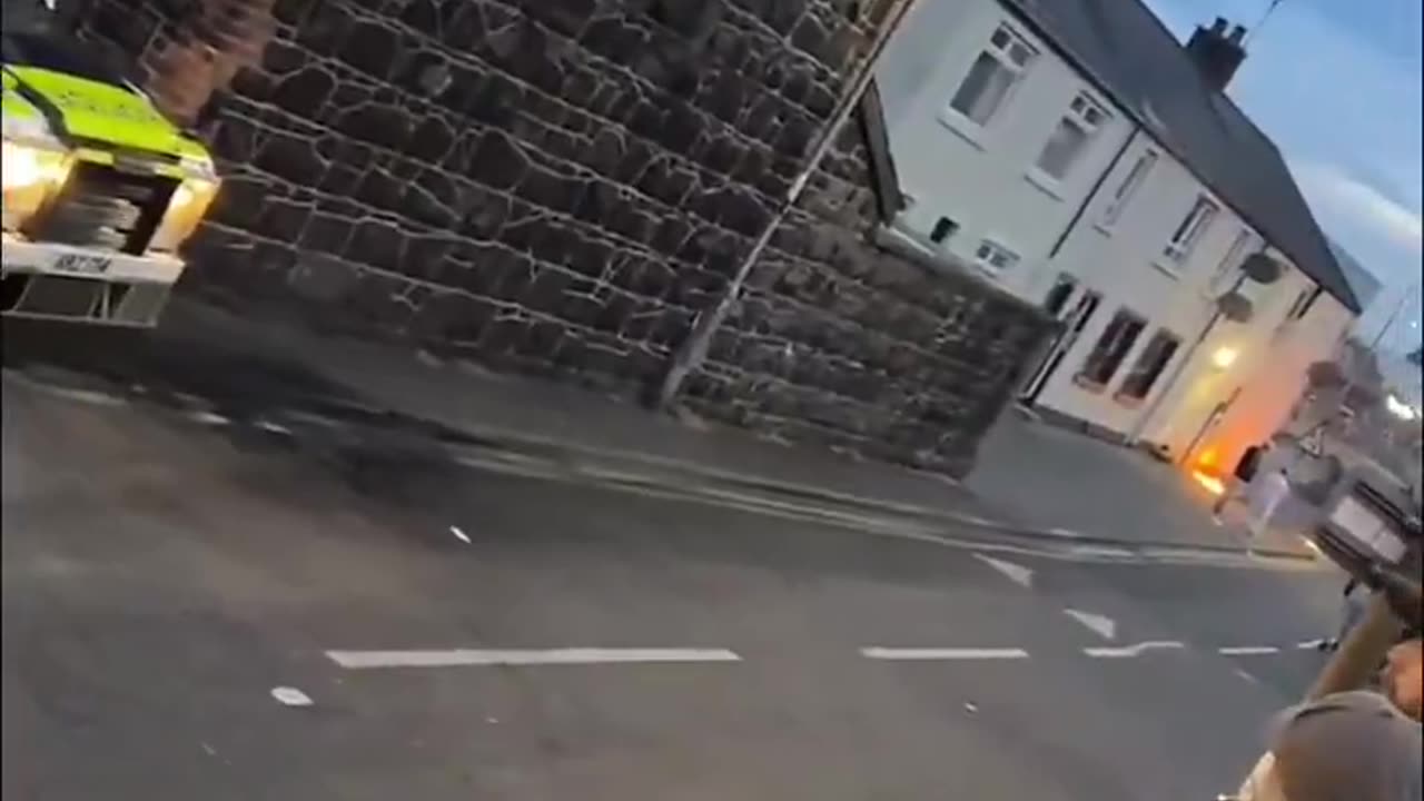 Ballymena Thousands of locals have taken to the streets demanding violent