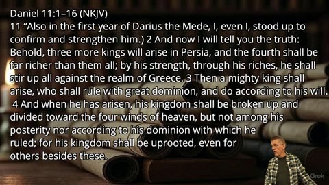 6-1-25 Lesson 26 Daniel Incredible Prophecy Dan 11_1-16
