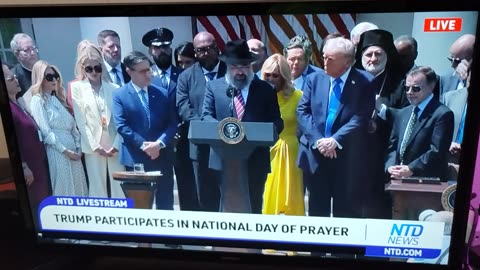 Prayer at White House National Day of Prayer 2025